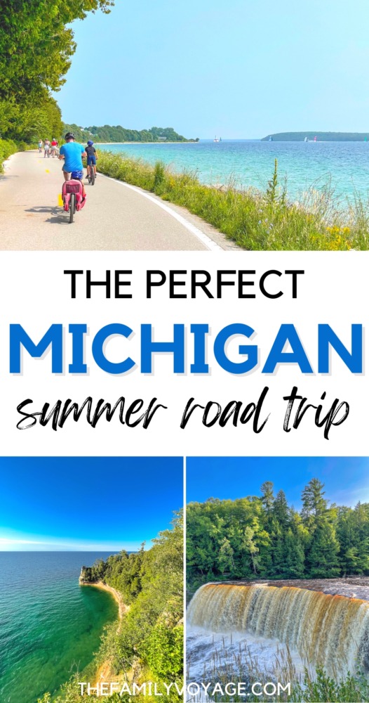 michigan road trip map